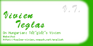 vivien teglas business card